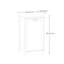 Somerset Wood Cabinet Laundry Hamper