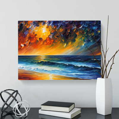 XXX-H1022-WF-2569X Dazzling Ocean Beach Vol.1 - Wrapped Canvas Painting