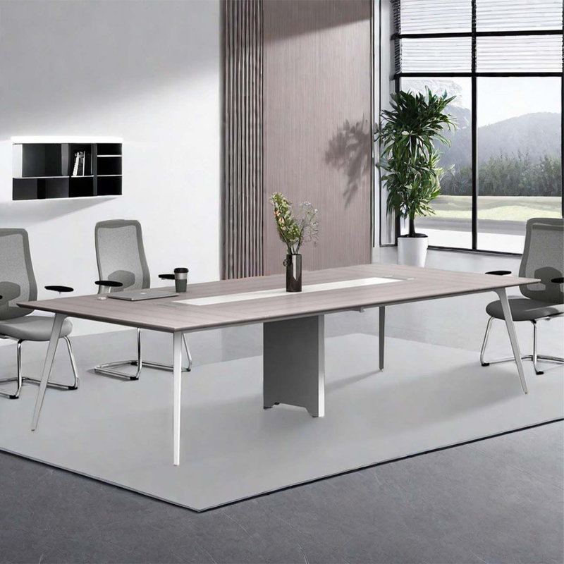 Fashion simple multi-functional computer table, 29.53" H x 125.98" L x 55.12" W