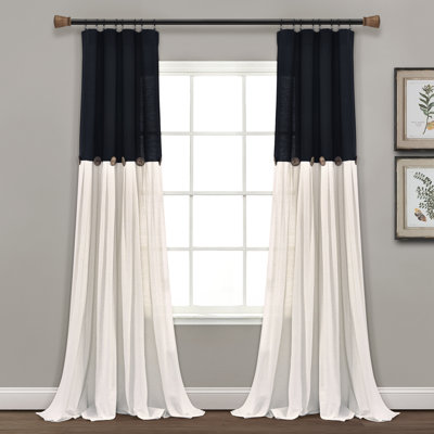 Semi Sheer Curtain Single Panel