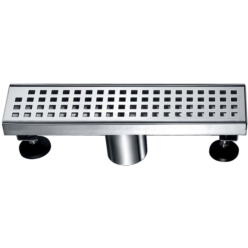 Brisbane River 12 Inch Long Stainless Steel Linear Floor Shower Drain