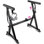  Liquid Stands Keyboard Stand w/ Wheels - Black Z Style Adjustable & Portable Professional Heavy Duty Digital Piano Stand - Fits 54-88 Key Electric Pianos - Sturdy Rolling Musical Keyboard Stand