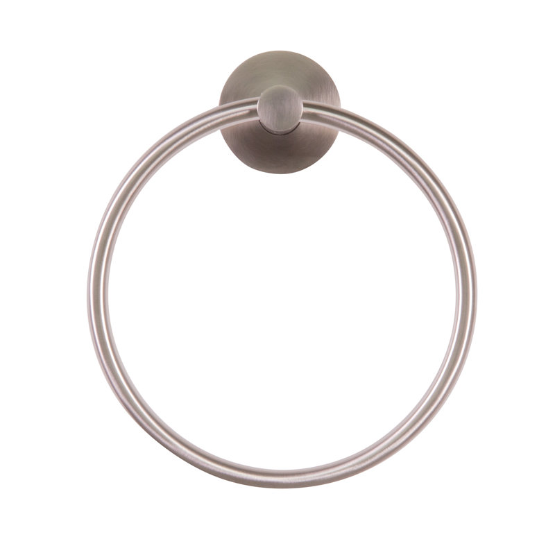 Kelton Towel Ring, Satin Nickel