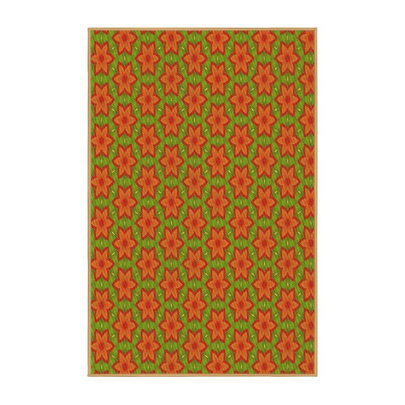 Performance Wool Floral Indoor Rug, Rectangle 8' x 12'