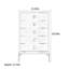 Commode d'appoint 5 tiroirs Modern Luxury