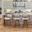 Omar 3-Piece Swivel Upholstered Counter Stool Set-1220545263