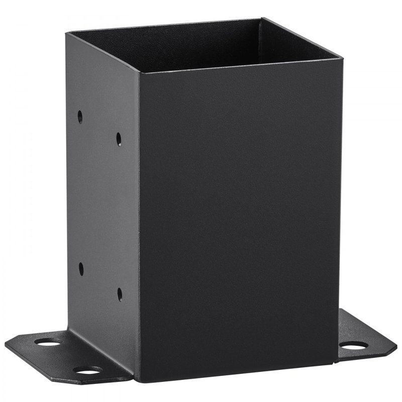 4 Pack 4x4 Post Base Brackets Heavy Duty Wood Post Fence Post Anchor(Inner Size 3.6" x 3.6")