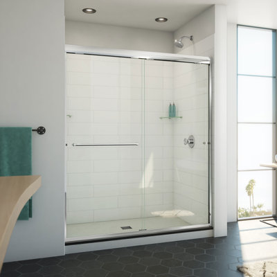  DreamLine Alliance Pro ML 56 - 60 inch W x 70 1/2 inch H Semi-Frameless Bypass Shower Door in Chrome
