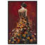 «Dress in Fall Bloom», toile inspirante des femmes par Art Remedy-105309321-105309313
