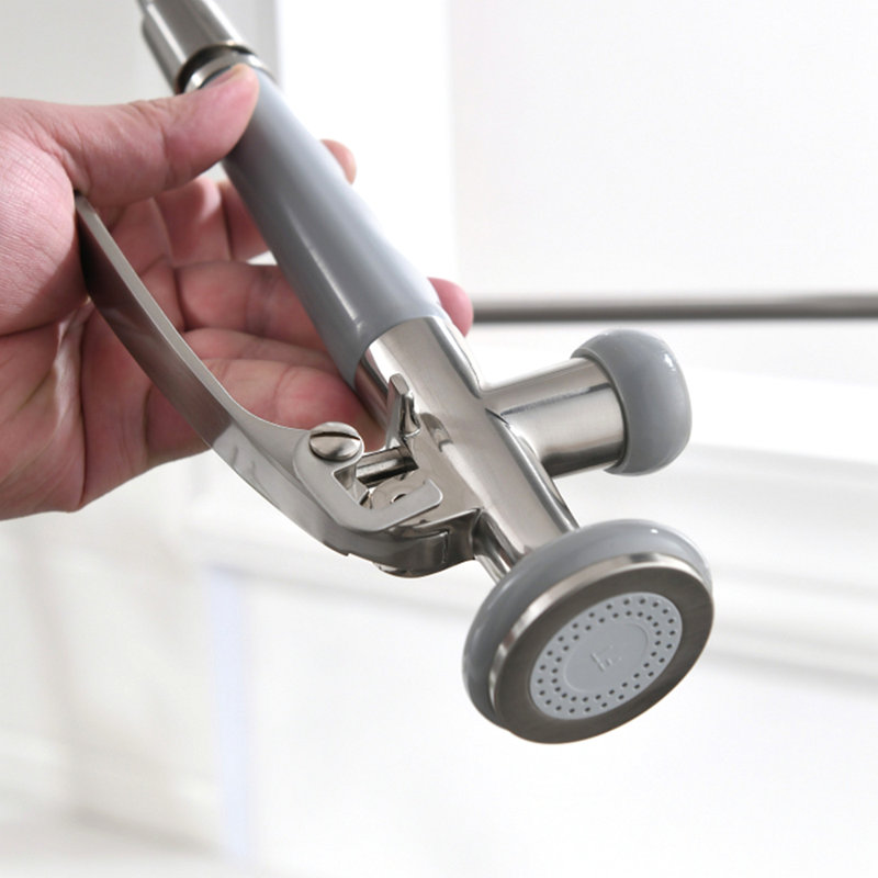 Commercial Kitchen Faucet Pull Down Sprayer,Single Handle Kitchen Sink Faucet