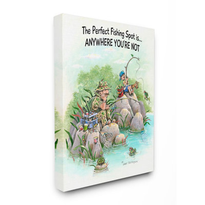 «Perfect Fishing Sport Funny Sports Design» par Gary Patterson - impression d'art graphique