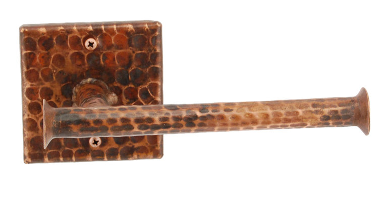 Hammered Copper Tissue Paper Holder