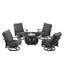 Malillani Outdoor 6 - Piece Conversation Set-1965580748