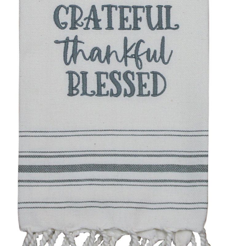 Serviette bénie Trinx Grateful Thankful