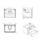 Ensemble de meuble-lavabo simple mural 24 po Firkins
