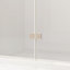 Porte de douche pliante 35-34 X 72, verre trempé 1/4 de pouce, cadre chromé, film antidéflagrant, conception peu encombrante, porte de douche