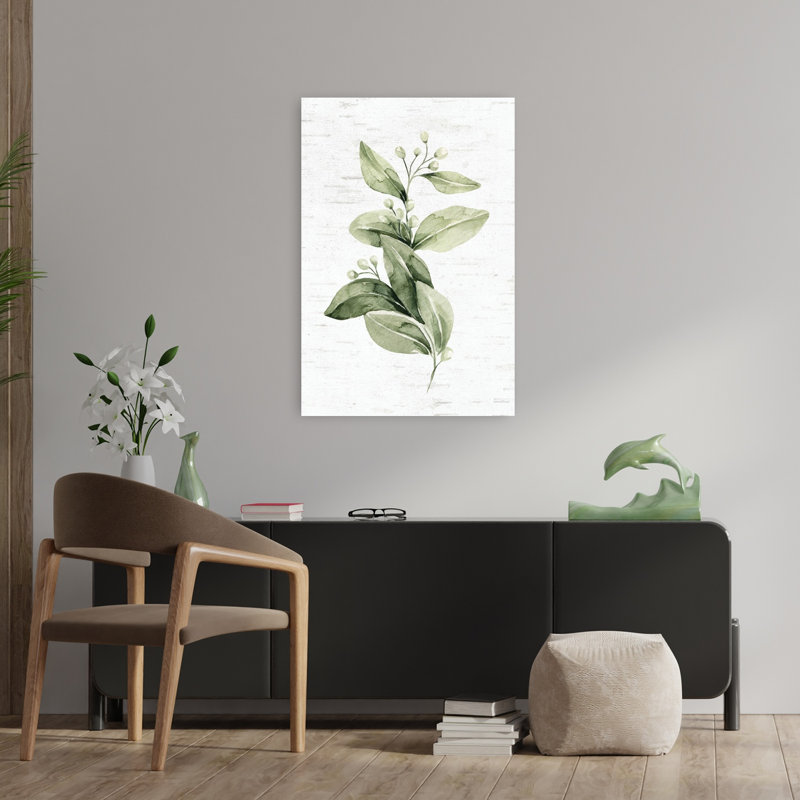 Leafy Retreat 5, art naturel contemporain, H 36 po x l 24 po