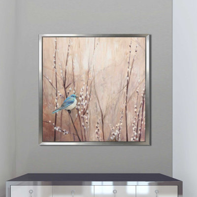 «Pretty Birds I», reproduction de peinture acrylique sur toile