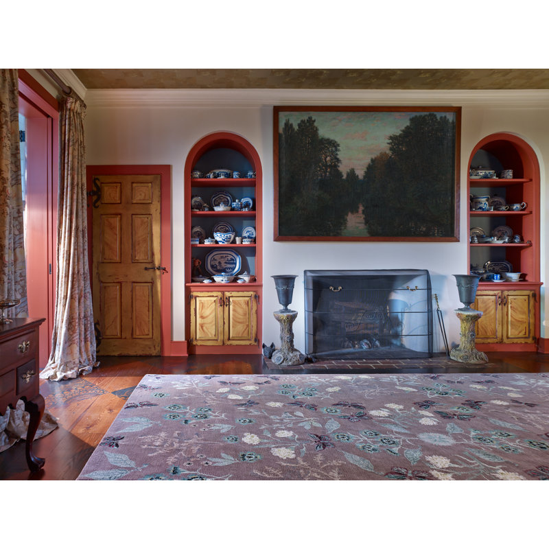 Classic Floral Area Rug, Rectangle 5' x 8'