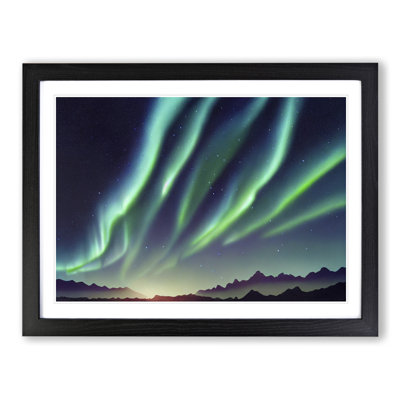 Heavenly Aurora Borealis - Single Picture Frame Print