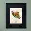 « iran map », impression encadrée-22539379