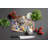 Decorating Easter Bergamasco Sheepdog Glass Cutting Board