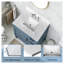 Comptoir de salle de bain en quartz blanc 31 po avec lavabo encastré, trous de robinet pré-percés et dosseret Carrara-125951395