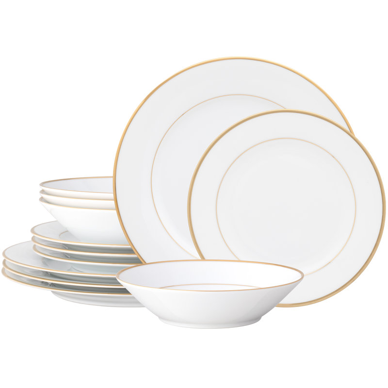 Noritake Heritage 12-Piece Dinnerware Set, Service for 4