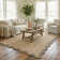 Ayanne Hand-Braided Scalloped Jute Gray Indoor Area Rug with Non-skid Backing