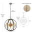 6 L Industrial Chandelier Lamp Globe Pendant Lights