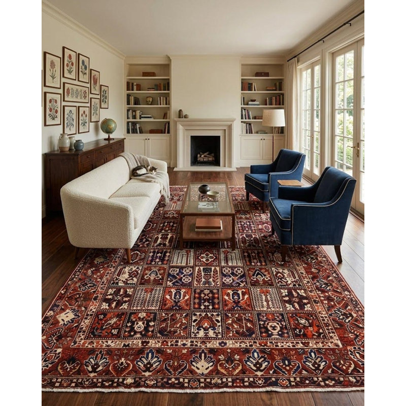 Tapis oriental rétro 10 x 13