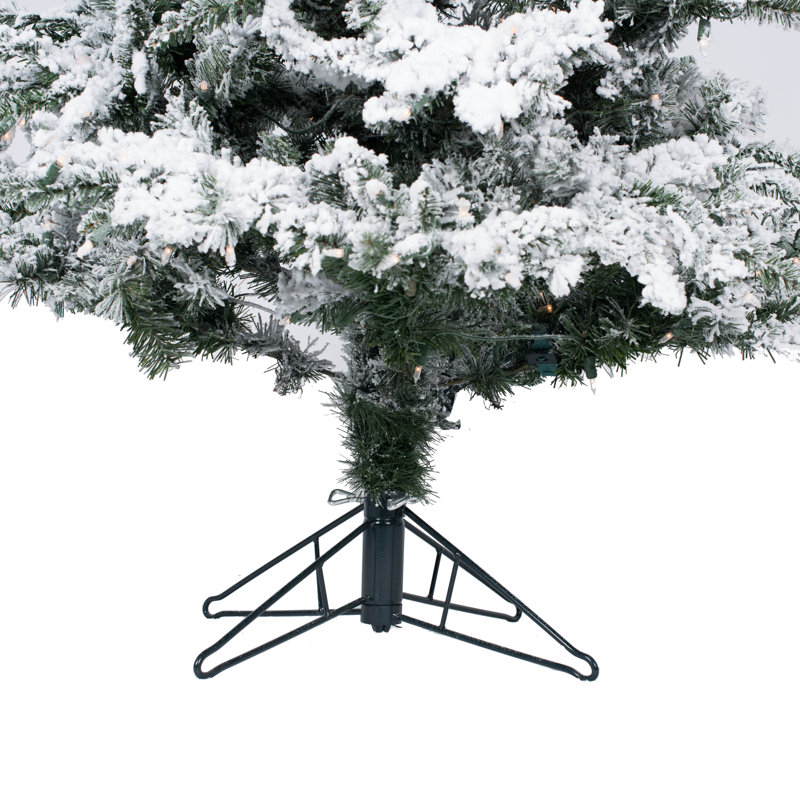 Sapin de Noël artificiel mince non illuminé Utica, H 9 pi