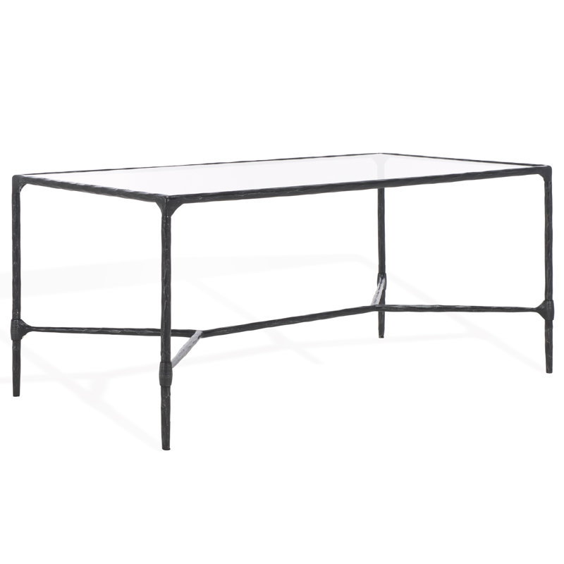 Isabellina Rectangular Coffee Table, Black