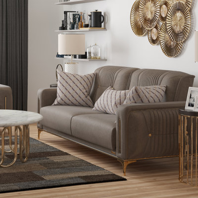 Humiston Upholstered Convertible Sofabed with Storage