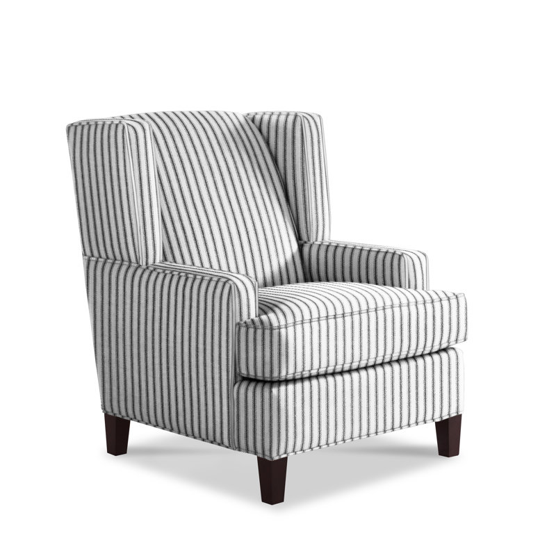 Carrington Club Chair, Breckenridge Chambray, Tuscan Brown