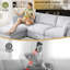 Canapé modulaire surdimensionné en L surdimensionné avec assise profonde et repose-pieds large-1343388521