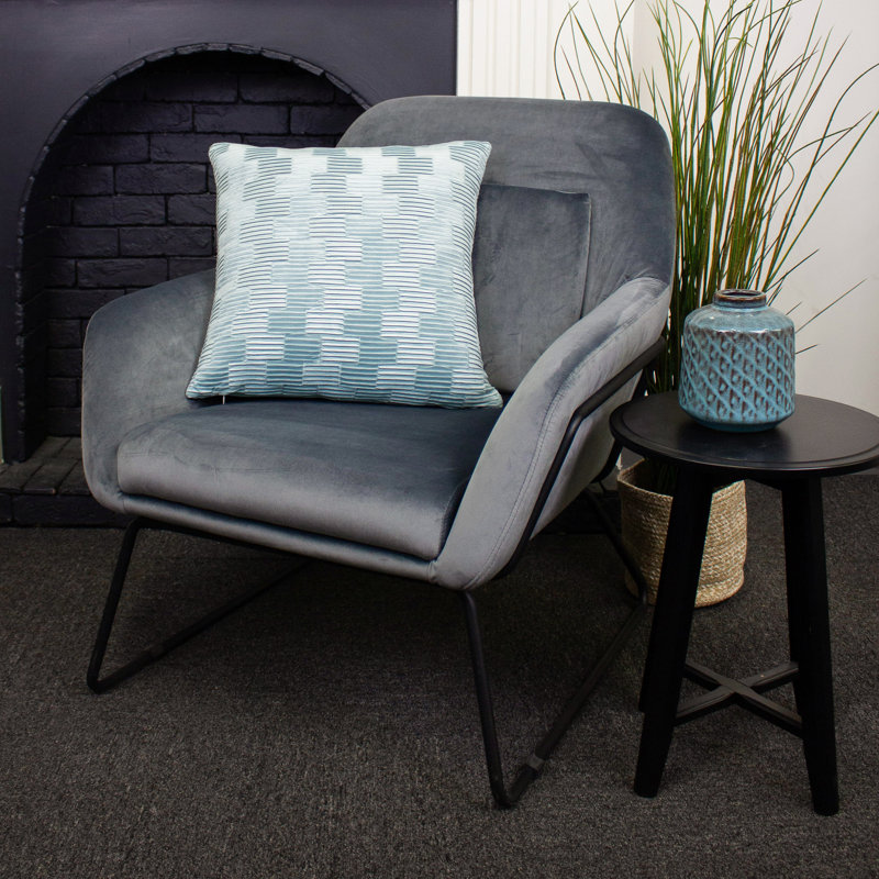 Housse de coussin Treble Robin's Egg, Bleu