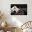 Art mural sur toile noir et blanc-353451159