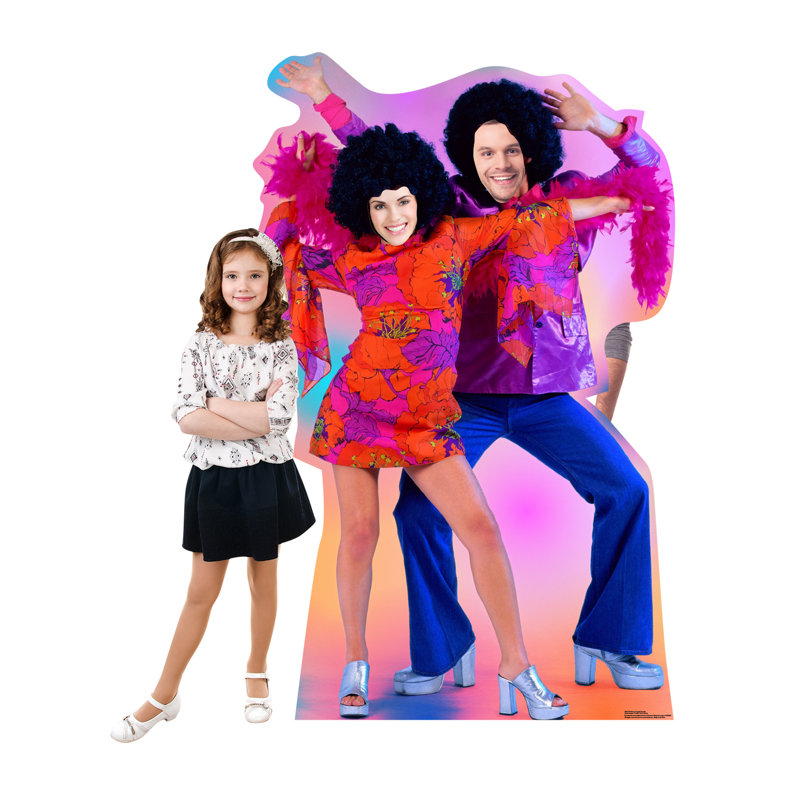 70's Dance Couple Life-Size Cardboard Standup
