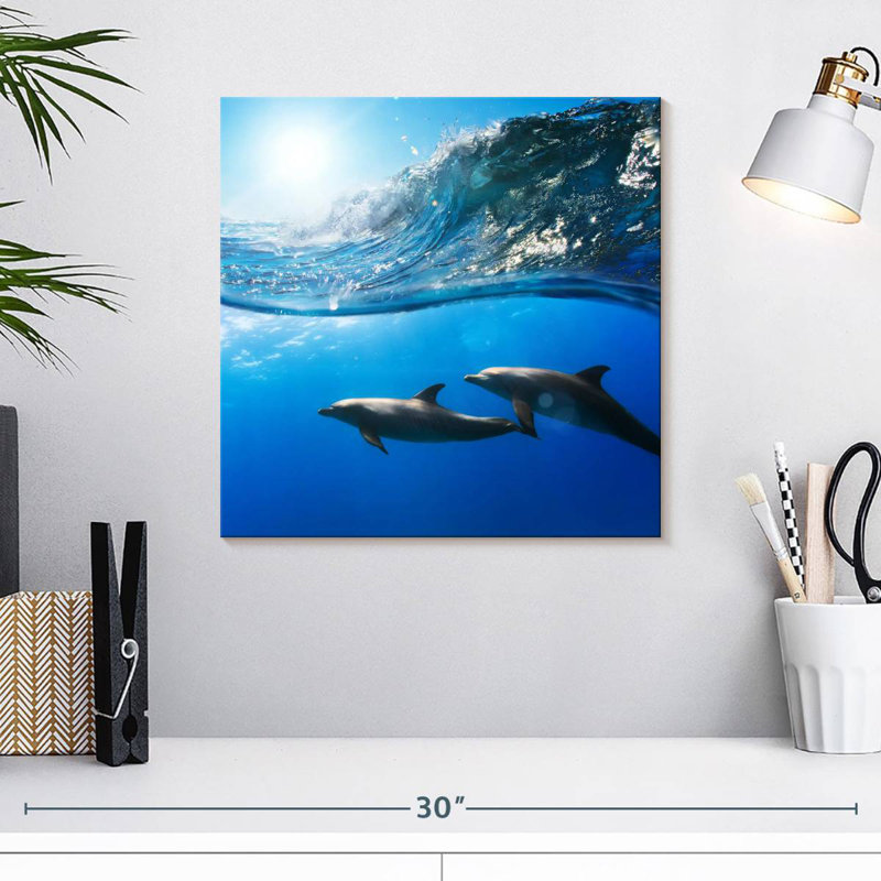 Brampt Dolphin Twosome, 16" H x 16" W