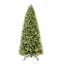 Arbre de Noël 8 pi avec 1847 pointes et 600 lumières DEL chaudes - branches mixtes en PVC + PE, structure à charnières pour une installation facile, support en métal pour un soutien solide, décoration des Fêtes luxueuse-382060587