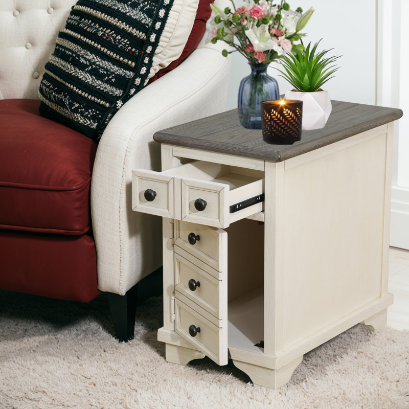 Alfrida End Table with Storage