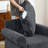 Modern Chenille Accent Chair with Ottoman Set