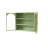 27.56"Glass Doors Modern Two-Door Wall Cabinet With Featuring Three-Tier Storage For Entryway Living Room Bathroom Dining Room,Wall Cabinet With Characteristic Woven Pattern-1464841087