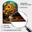 Chef-d'œuvre tournesols de Van Gogh IV - horloge en métal, impression asymétrique-104240458