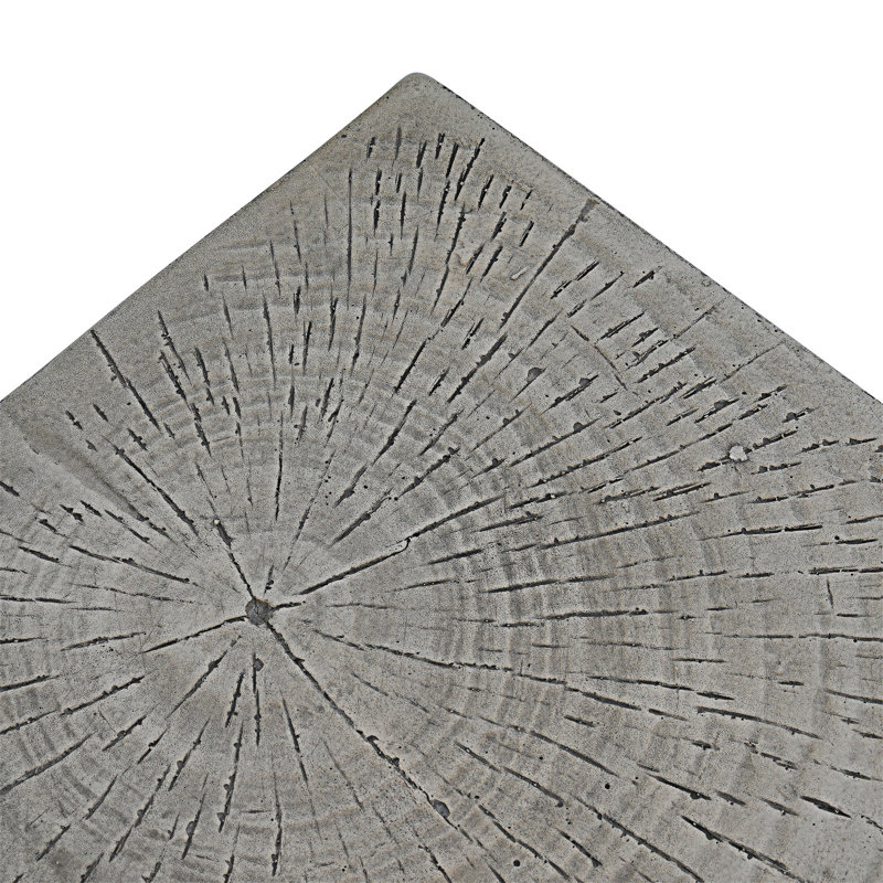 Outdoor Side Table, Light Gray