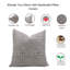 Housse de coussin en lin fabriquée à la main Fabividine-419202618