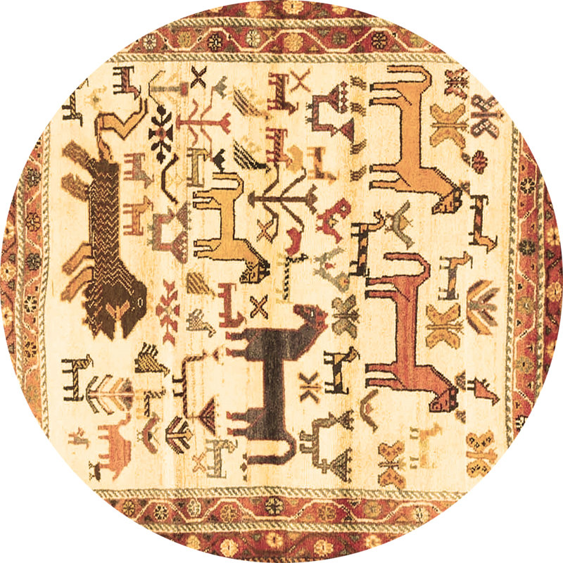 Olicia Southwestern Indoor Rug, Round 8'