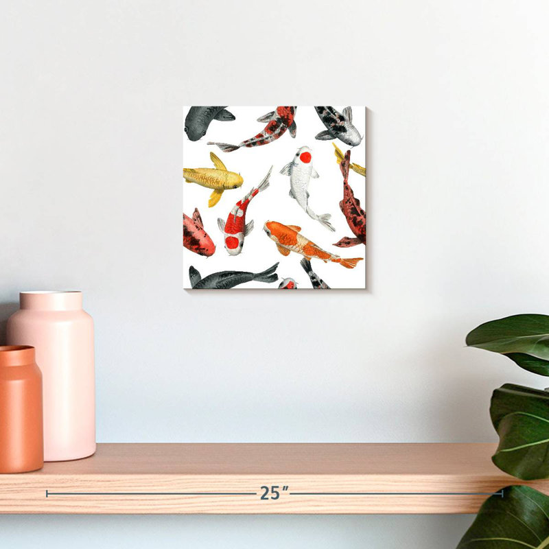Variété de koi, H 10 po x l 10 po