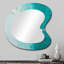 Grand miroir mural Turquoise-107230278